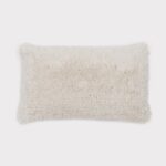 wollen kussen jet stream white