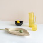 zwart houten schaaltje