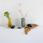 zwart houten schaaltje