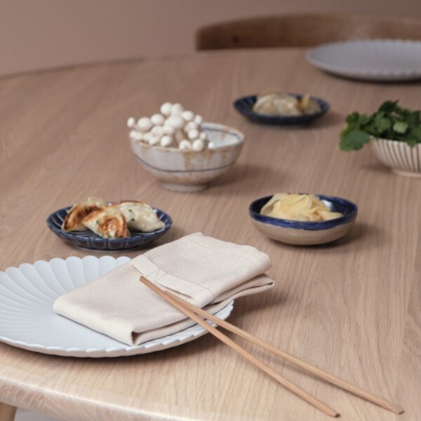 dinner servetten van biologisch katoen 35 x 40cm set van 4 stuks